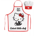 Hello Kitty Kinder Schort & Koksmuts Set - Perfect voor Jonge Chefs
